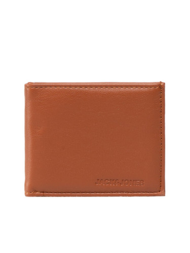 Jack&Jones Малък мъжки портфейл Jaczack Wallet 12213118 Кафяв