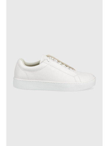 Кожени обувки Vagabond Shoemakers Zoe в бяло