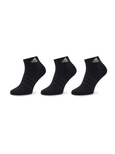 adidas Комплект 3 чифта къси чорапи унисекс Thin and Light Ankle Socks 3 Pairs IC1282 Черен