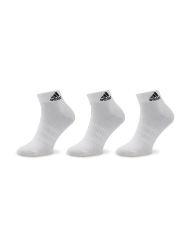 adidas Комплект 3 чифта дълги чорапи дамски T Spw Ank 3P HT3468 Бял