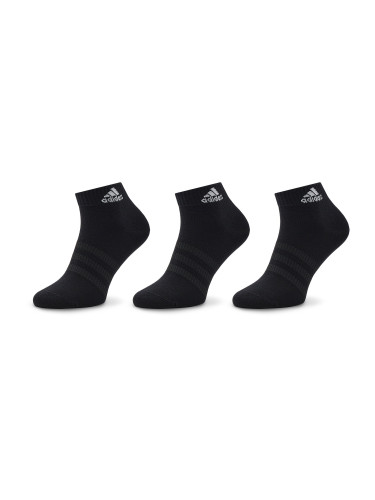 Комплект 3 чифта къси чорапи унисекс adidas Thin and Light Ankle Socks 3 Pairs IC1282 Черен