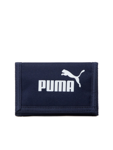 Голям мъжки портфейл Puma Phase Wallet 756174 43 Тъмносин