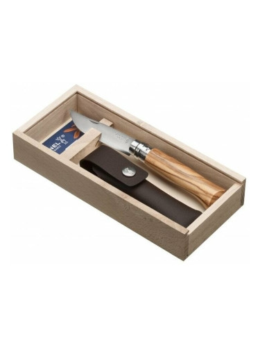 Opinel Wooden Gift Box N°08 Olive Туристически нож