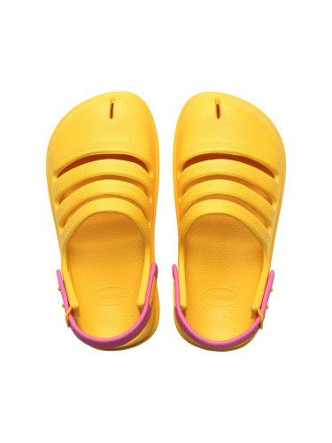 Детски сандали Havaianas CLOG в жълто