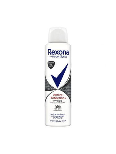 Rexona MotionSense Active Protection+ Invisible 48h Антиперспирант за жени 150 ml