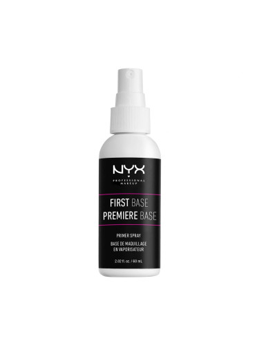 NYX Professional Makeup First Base Primer Spray Основа за грим за жени 60 ml