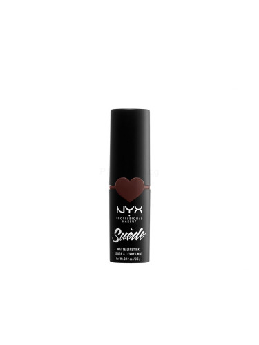 NYX Professional Makeup Suède Matte Lipstick Червило за жени 3,5 g Нюанс 07 Cold Brew