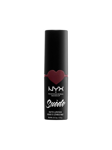 NYX Professional Makeup Suède Matte Lipstick Червило за жени 3,5 g Нюанс 06 Lolita