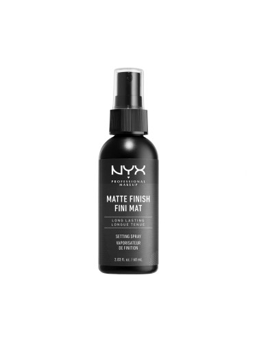 NYX Professional Makeup Matte Finish Фиксатор за грим за жени 60 ml