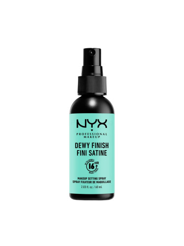 NYX Professional Makeup Dewy Finish Фиксатор за грим за жени 60 ml