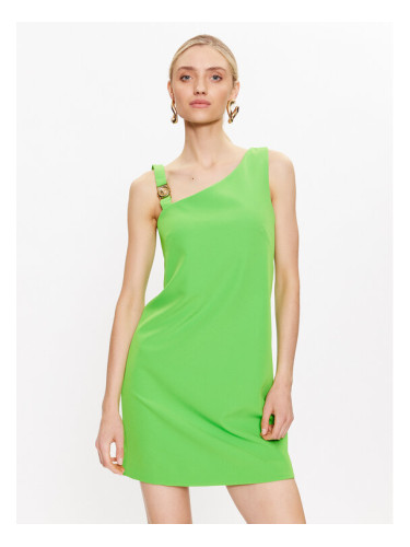 Just Cavalli Лятна рокля 74PBO935 Зелен Regular Fit