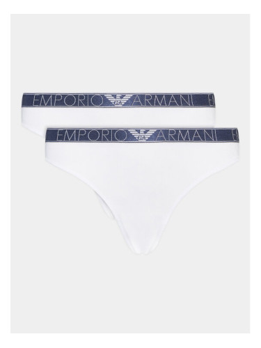 Emporio Armani Underwear Комплект 2 чифта прашки 163333 3R221 00010 Бял