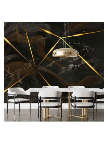 Фототапет златна линия