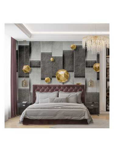 Фототапет златен абстракт