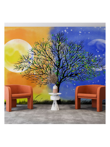 Фототапет ден и нощ