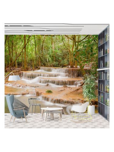 Фототапет водопад в гората