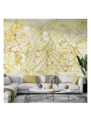 Фототапет рози в екрю