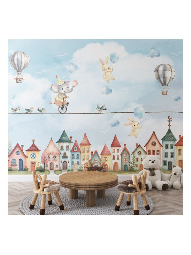 Фототапет летящи балони