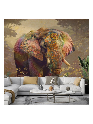 Фототапет шарен слон