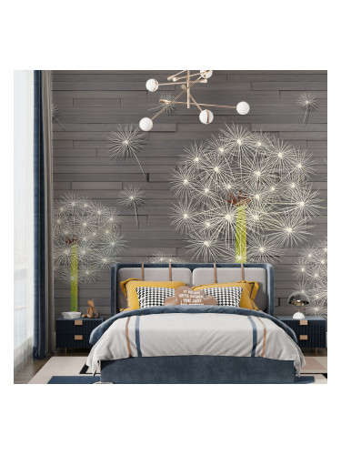 Фототапет триизмерни глухарчета