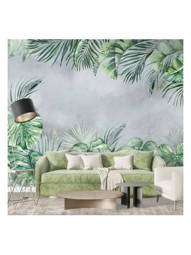 Фототапет Листа в мъглата