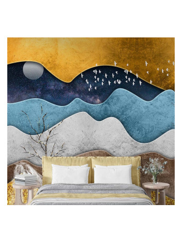 Фототапет Цветни вълни 2