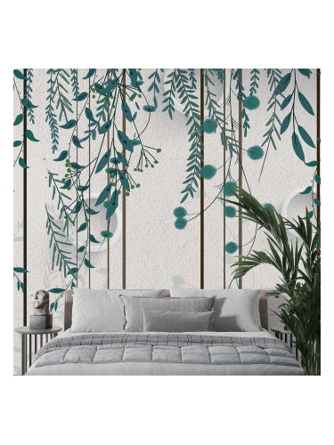 Фототапет Завеса от цветя