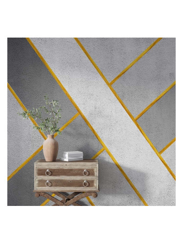 Фототапет Контур от злато