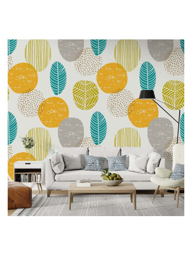 Фототапет Цветна стена