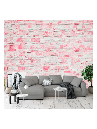 Фототапет Розови тухли