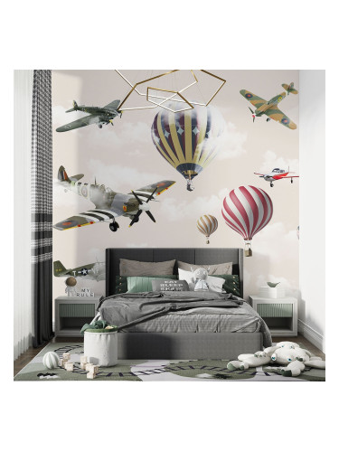 Фототапет Самолети и балони