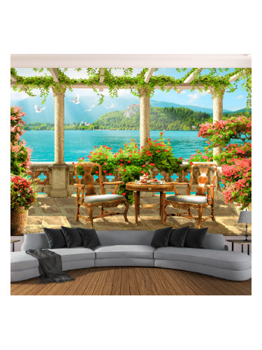 Фототапет Терасата с розите