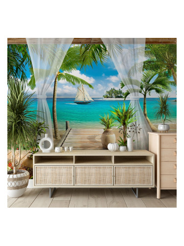 Фототапет Прозорец към Хавай