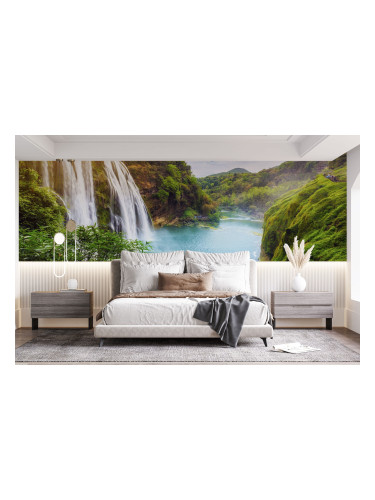 Фототапет Планински водопади