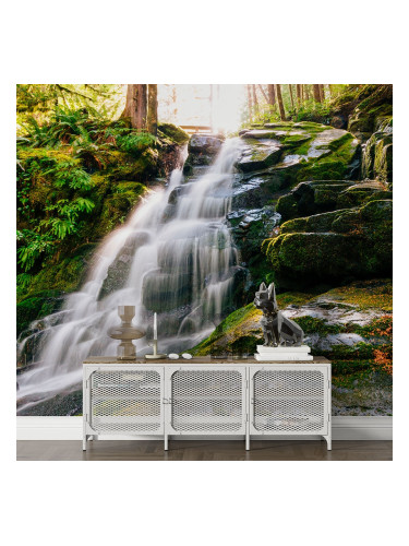 Фототапет Скалист водопад