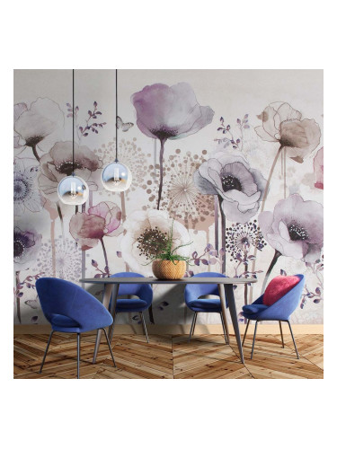 Фототапет Лилави макове