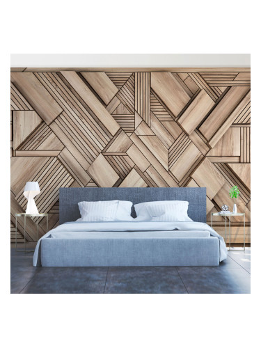 Фототапет Дървени елементи 2