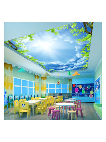 Фототапет за таван Слънчеви лъчи