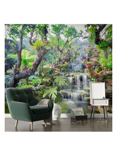 Фототапет Пейзаж на водопад