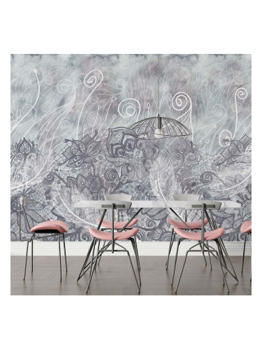 Фототапет Сива мрежа