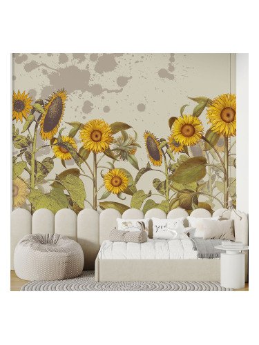 Фототапет Слънчогледи 3