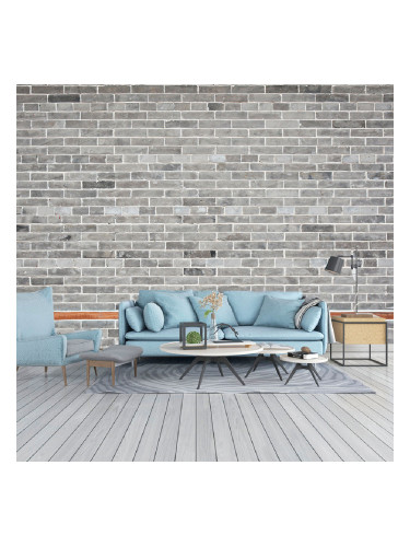 Фототапет Сива тухлена стена