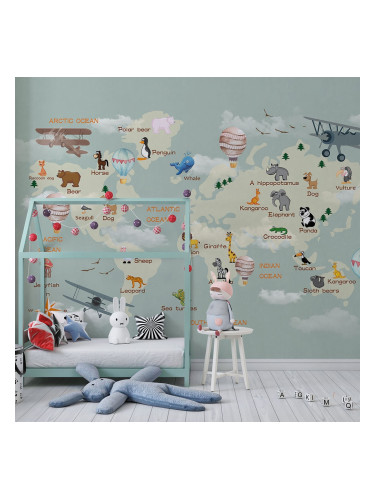 Фототапет Образователна карта