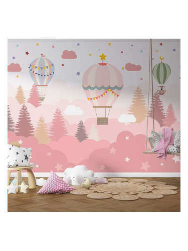 Фототапет Розови балони