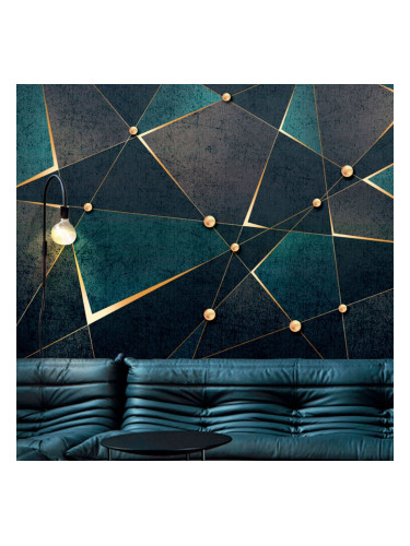 Фототапет Златни линии