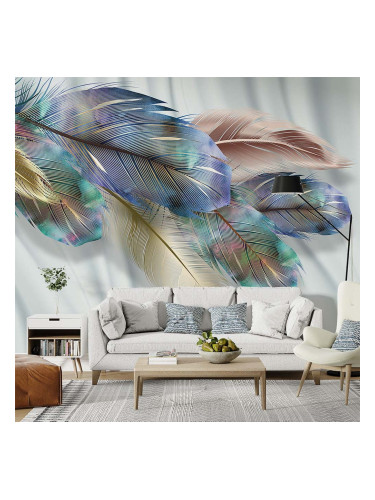 Фототапет шарени пера 2