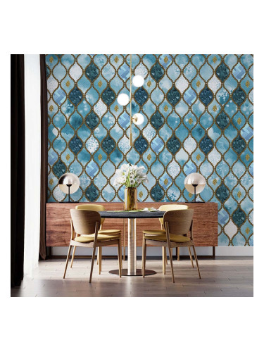 Фототапет Синя мозайка