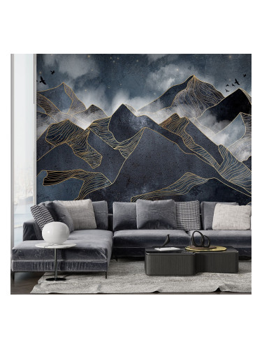 Фототапет Златни вълни