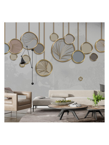 Фототапет Златни кръгове