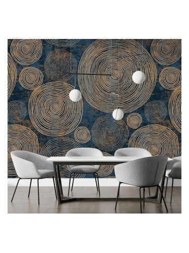 Фототапет Дървени кръгове